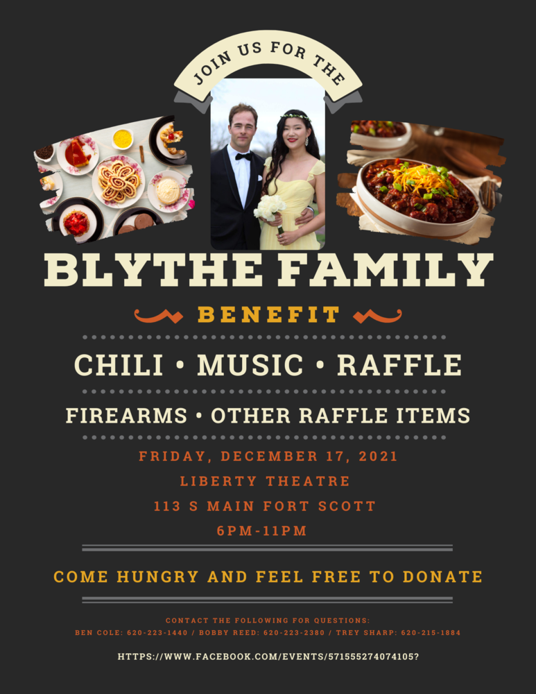 Blythe Family Benefit Flyer